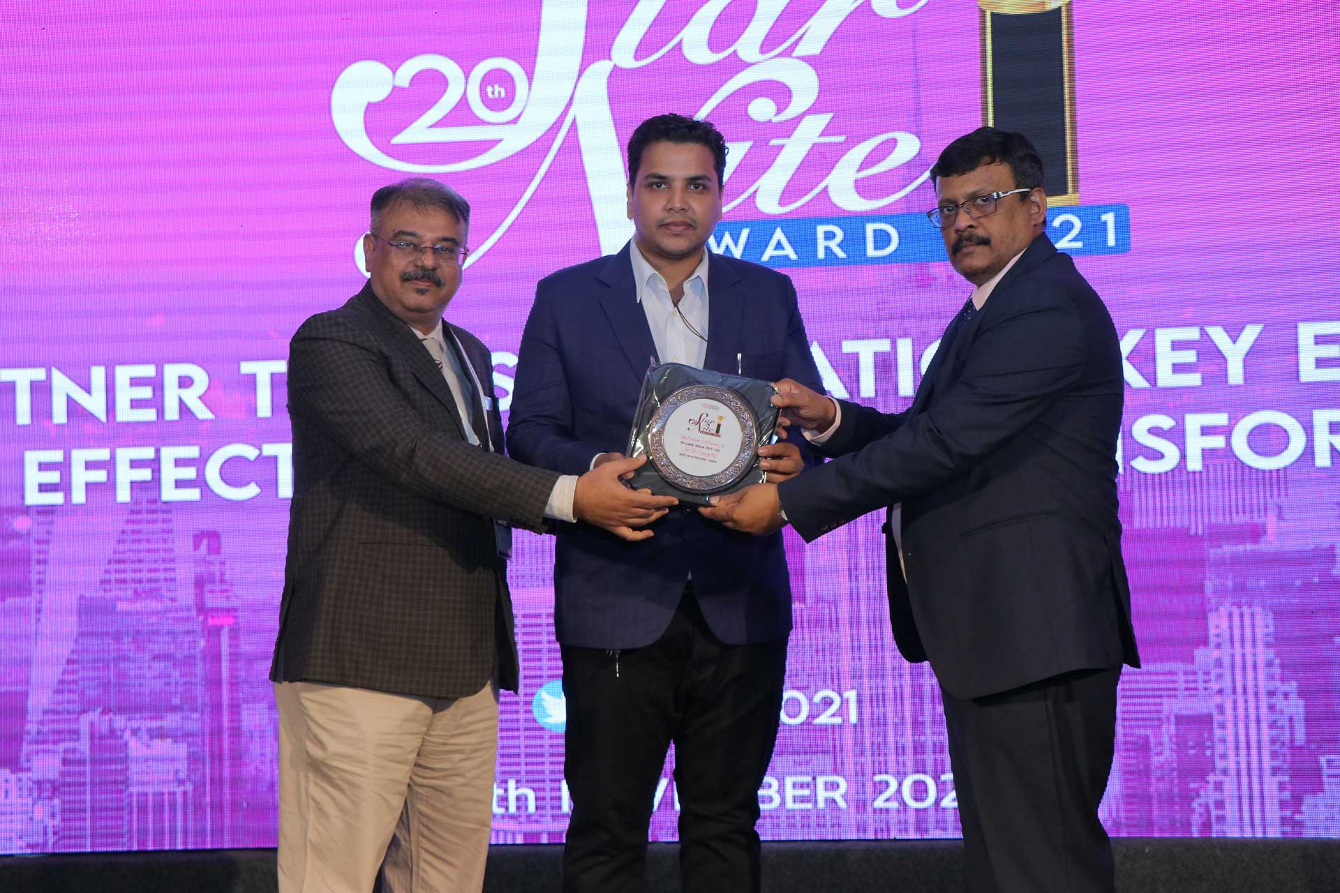 Best Wi-Fi Router - Soho Award goes to TP-LINK India Pvt Ltd at 20th Star Nite Awards 2021