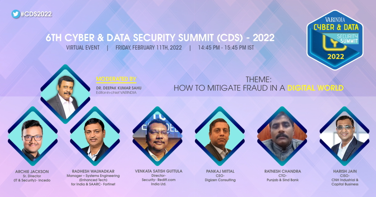 2nd Panel Discussion with Archie Jackson, Radhesh Walwadkar, Venkata Satish Guttula, Pankaj Mittal, Ratnesh Chandra, Harish Jain at 6th CDS 2022