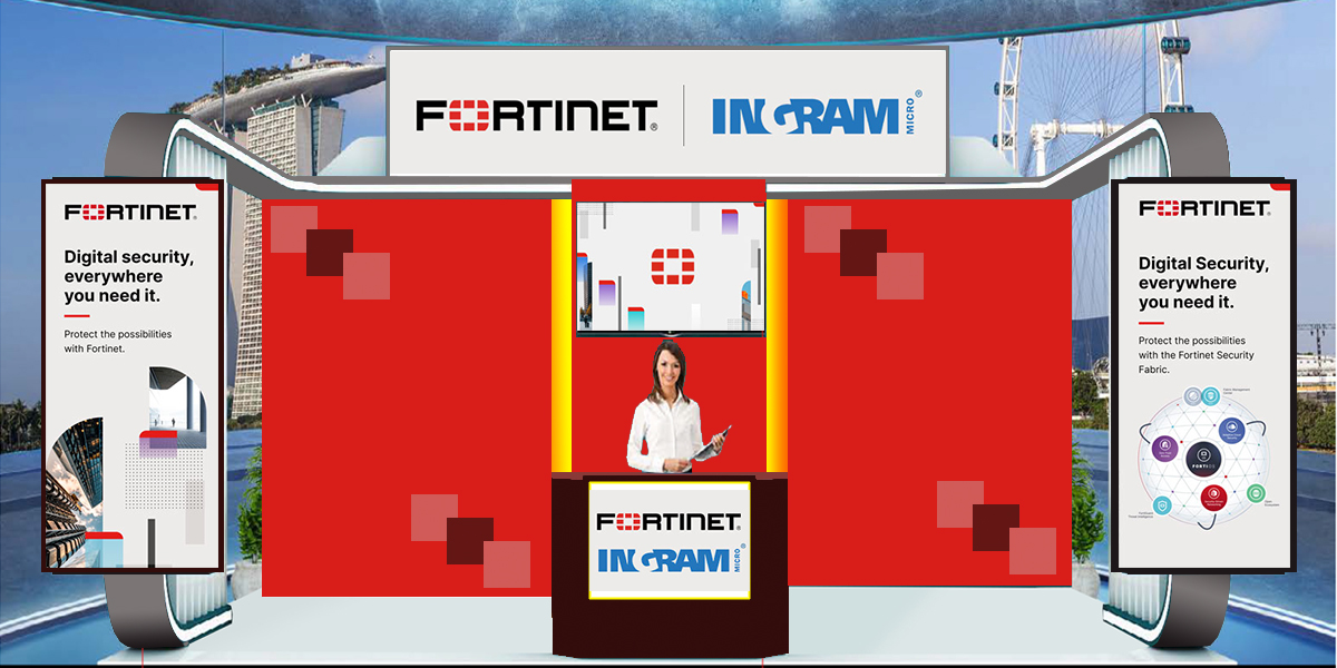 Fortinet-Ingram Product Display at 6th CDS 2022