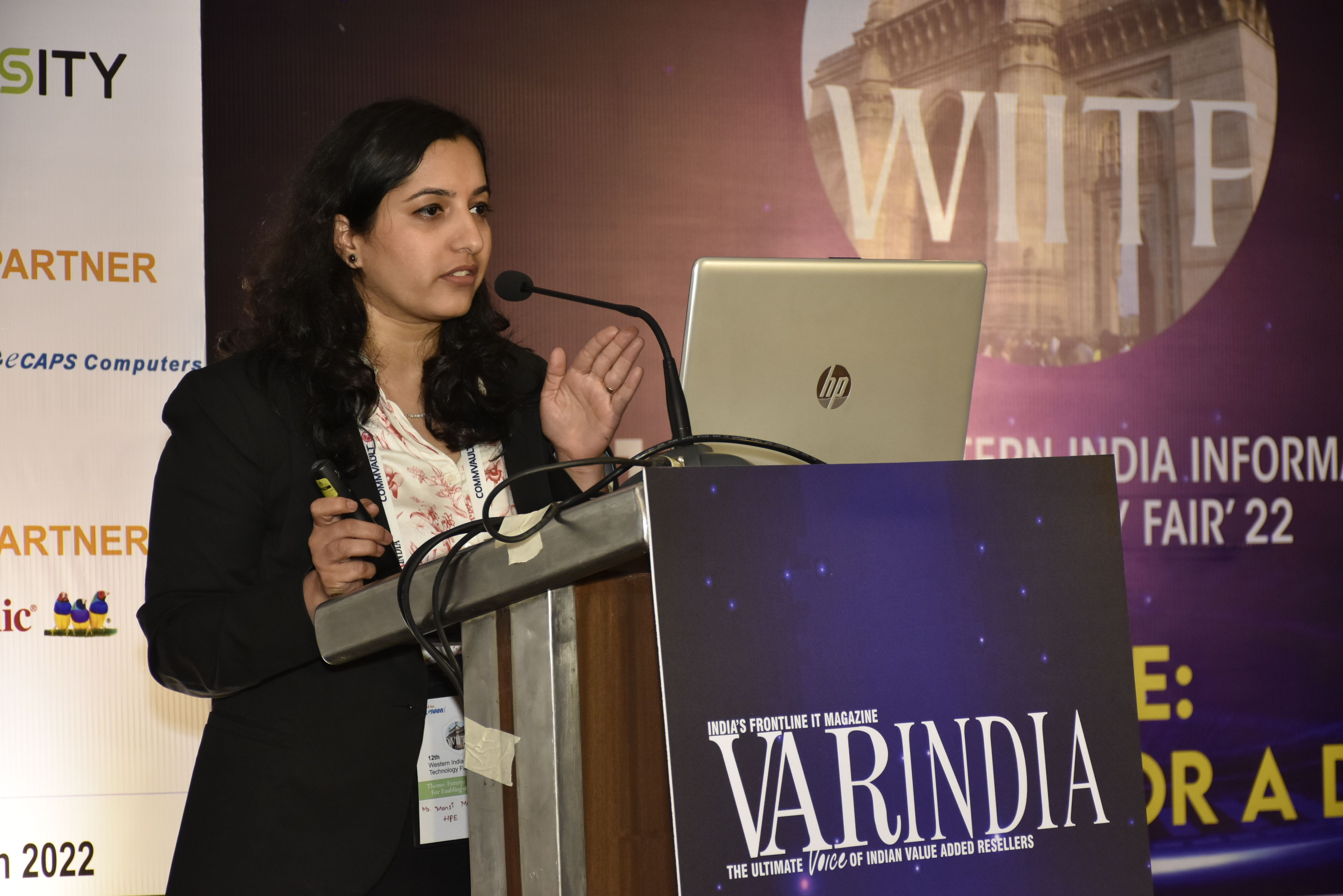 Presentation by Mansi Mahajani, Partner Business Manager, Hewlett Packard Enterprise