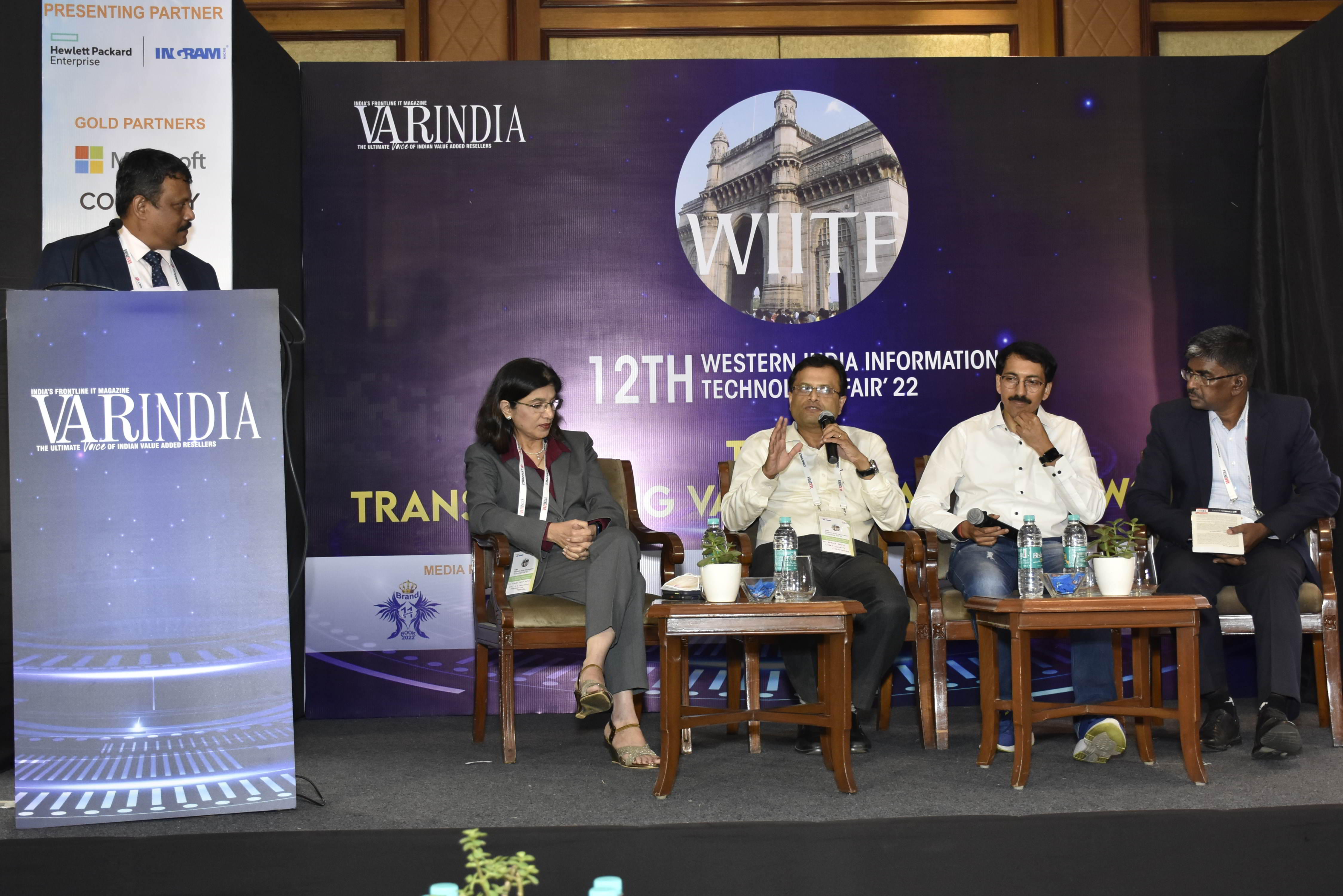 Panel Discussion : Dr. Harold Dcosta, Cyber Security Corporation, Deepak Kalambkar- Safepay, Kapil Mehrotra, NCML, Jayant Magar, Hindustan Platinum Pv