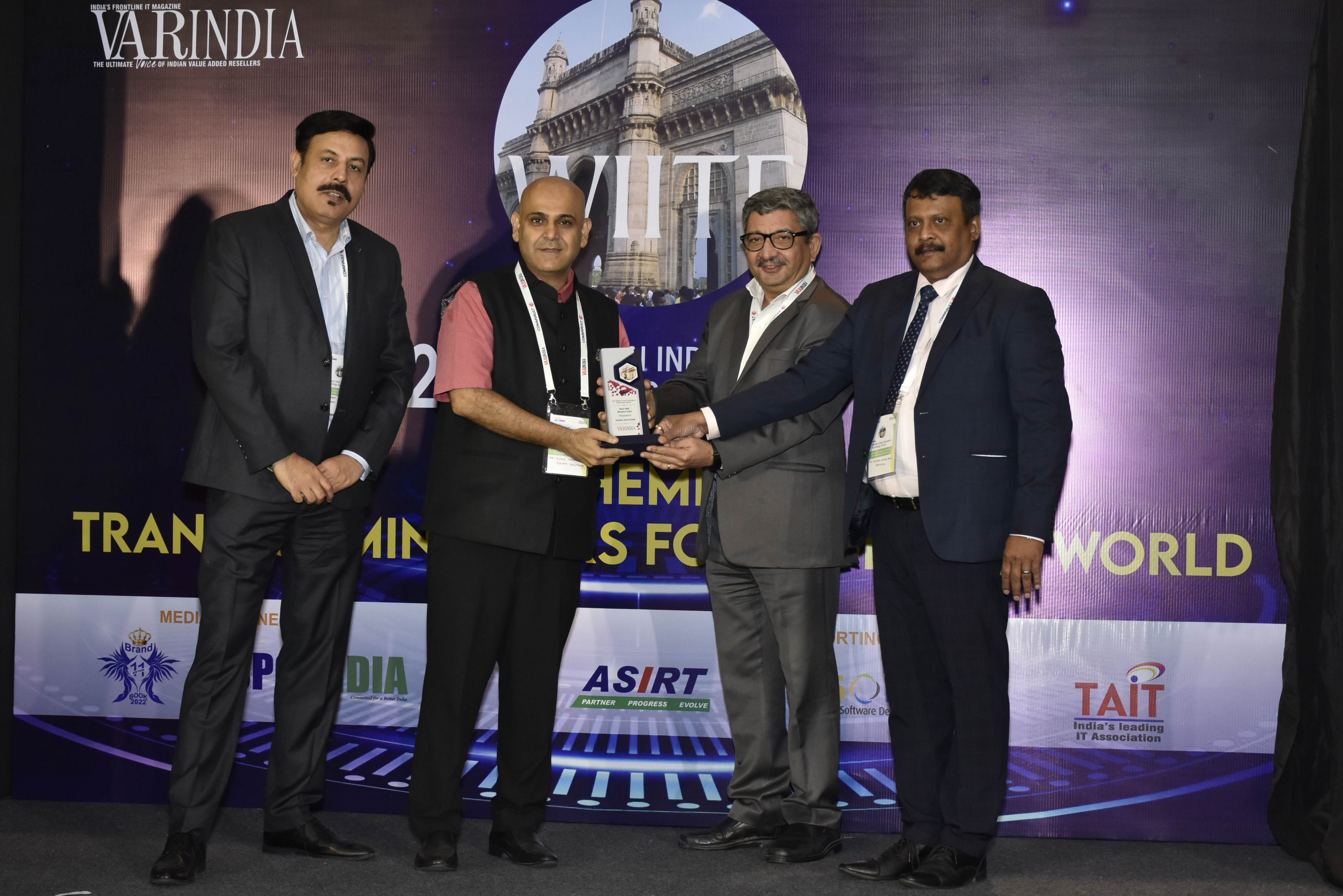 The Best VAR, Western India went to Sound Solutions.