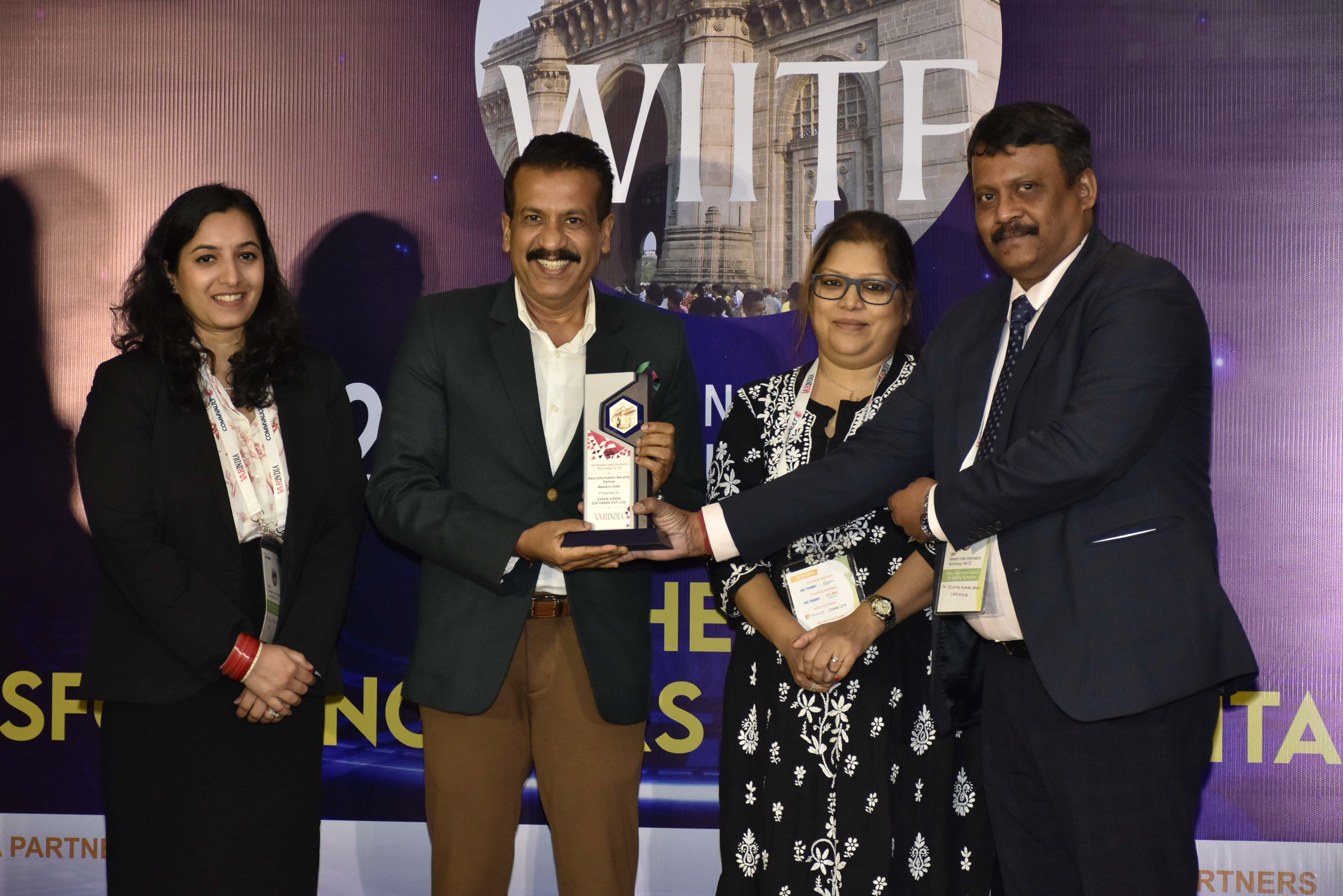 The Best Information Security Partner, Western India was bagged by Essen Vision Software Pvt. Ltd.