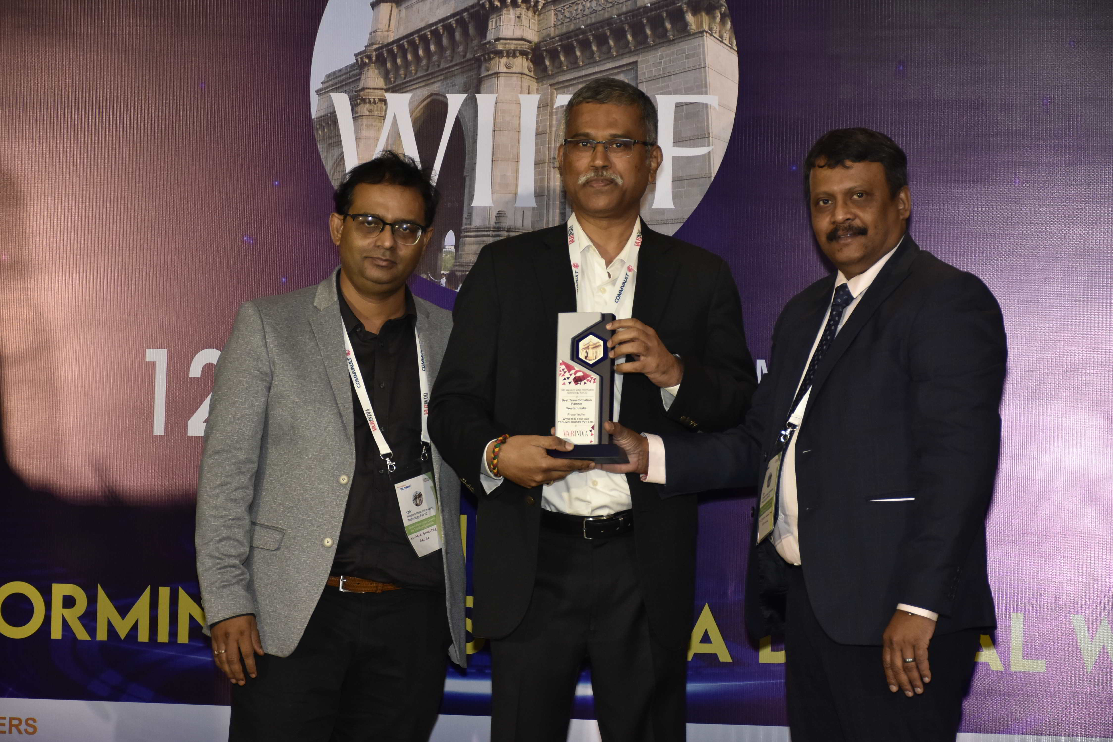 The Best Digital Transformation Partner, Western India, was won by Wysetek Systems Technologists Pvt. Ltd.