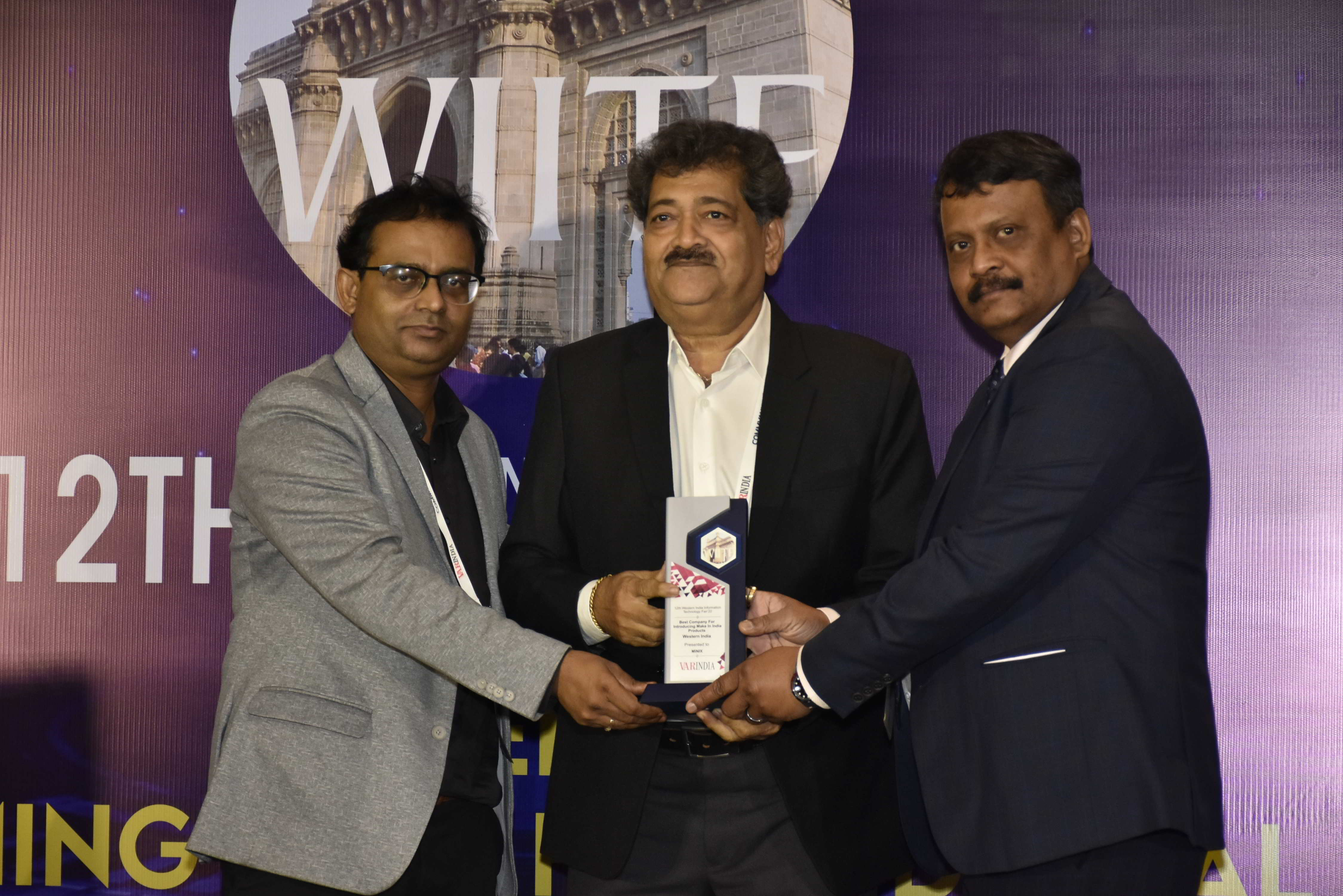 The Best Company for introducing "Make In India products" was won by MINIX.