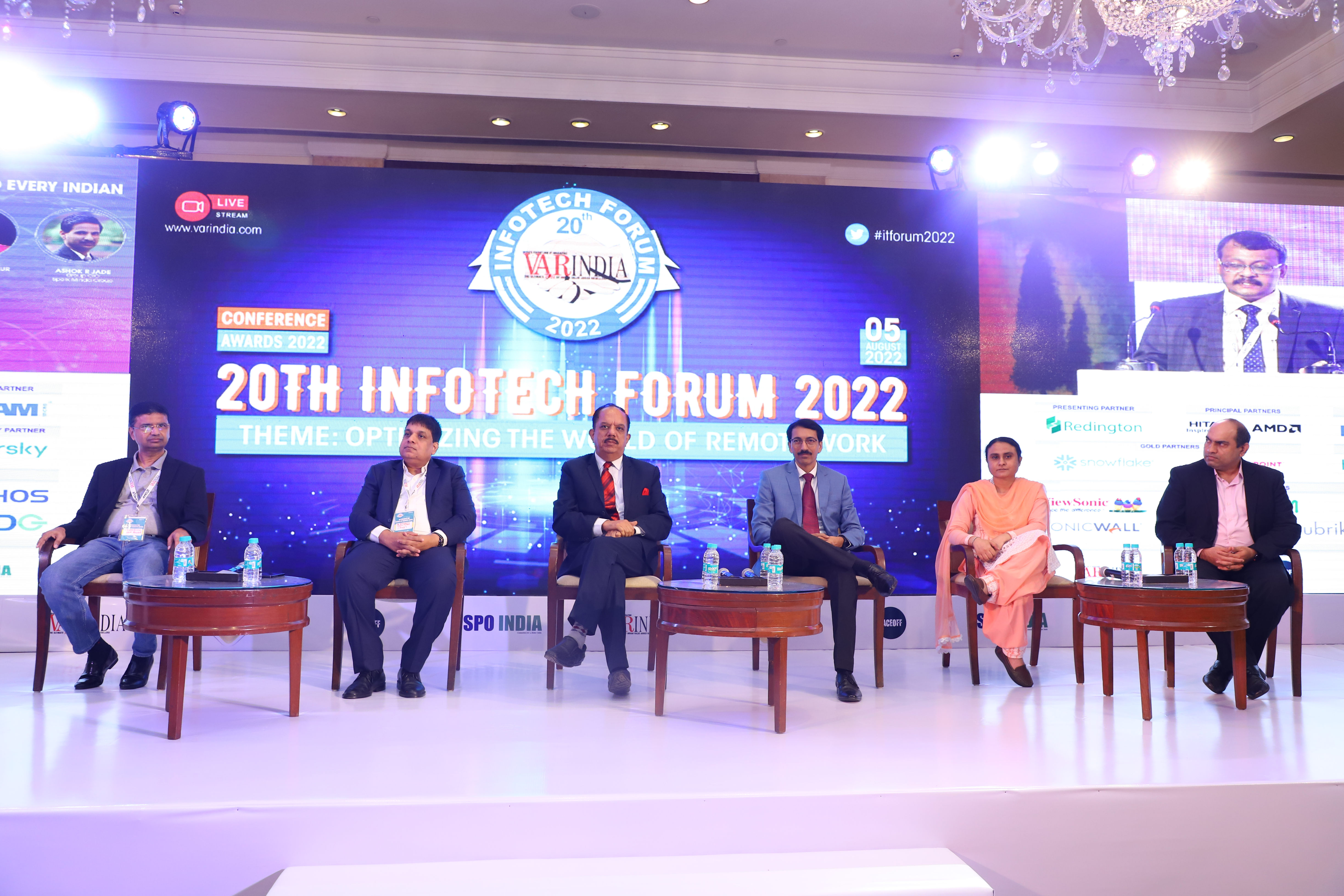 Panel Discussion Session : Vijay Sethi, Digital transformation and sustainability evangelist, Dr. Biswajit Mohapatra- AWS, Kapil Mehrotra- NCMS Ltd., 