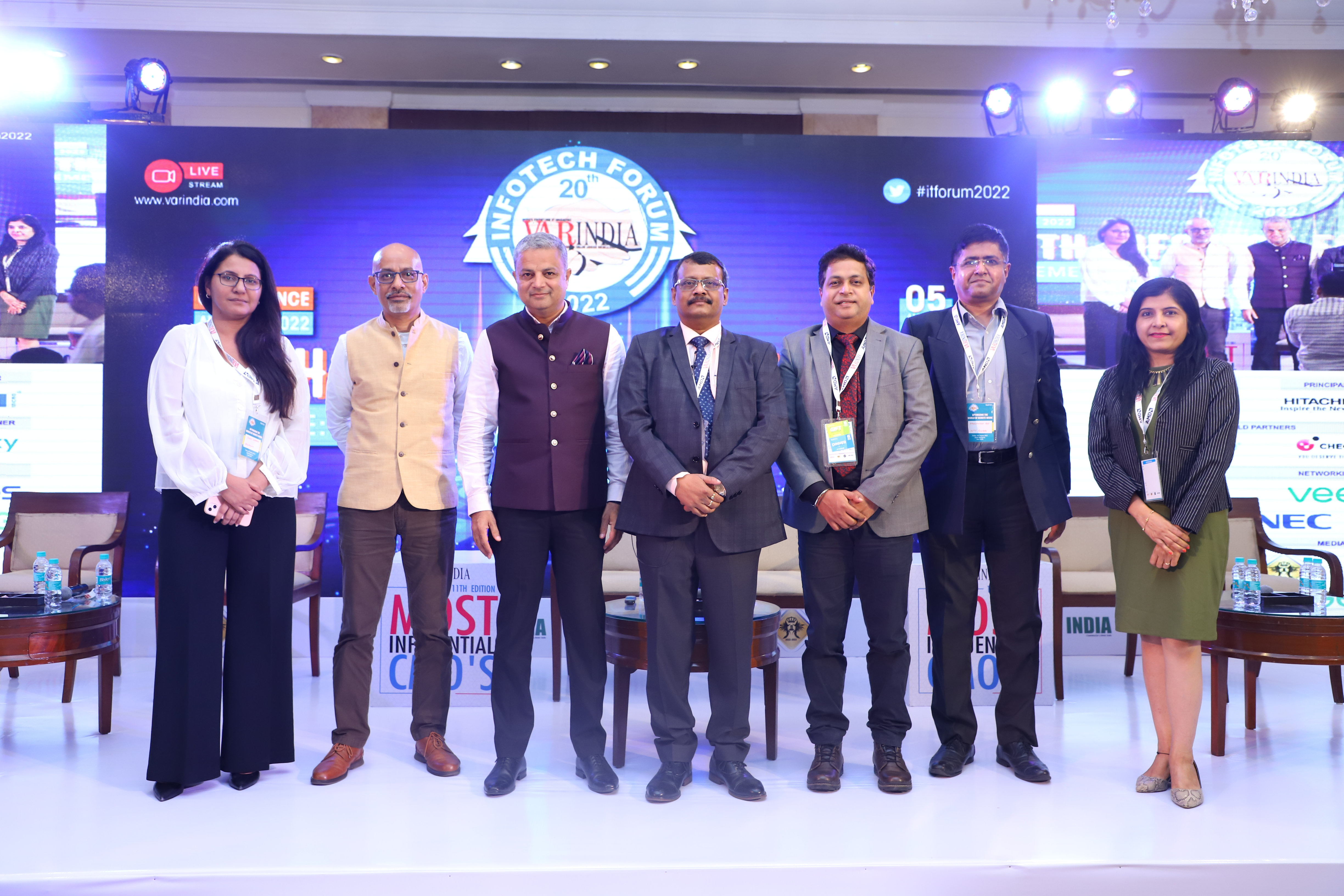 Panel Discussion Session II : Rahul Singh- SAP India, Naved Chaudhary- Ingram Micro, Nikhil Dudwadkar- Kaspersky, Prasenjeet Roy- NTT Global, Vinny Sh