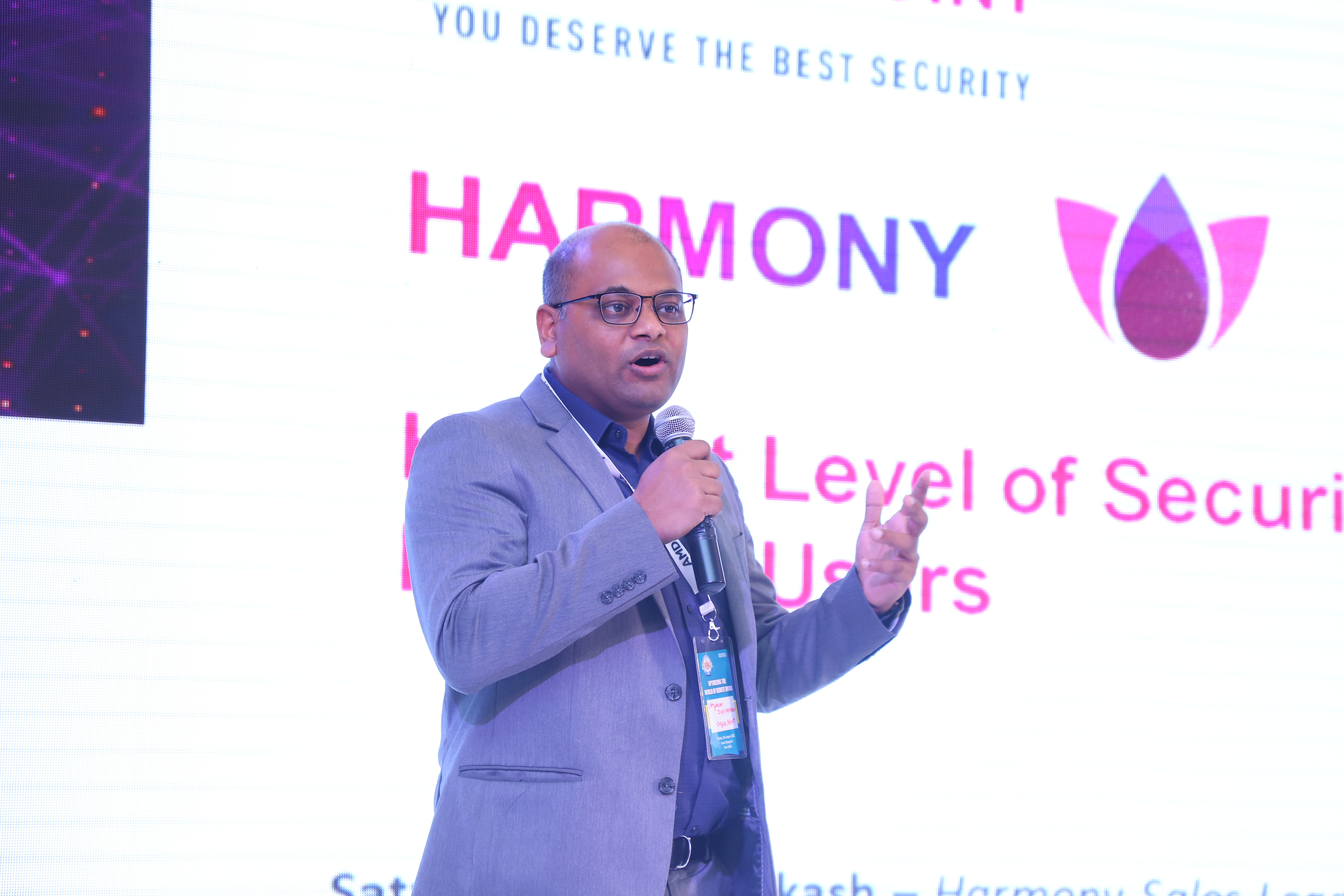 Presentation by Mr. Satyakam Jyotiprakash, Harmony Security Lead, India &  SAARC- Checkpoint Software
