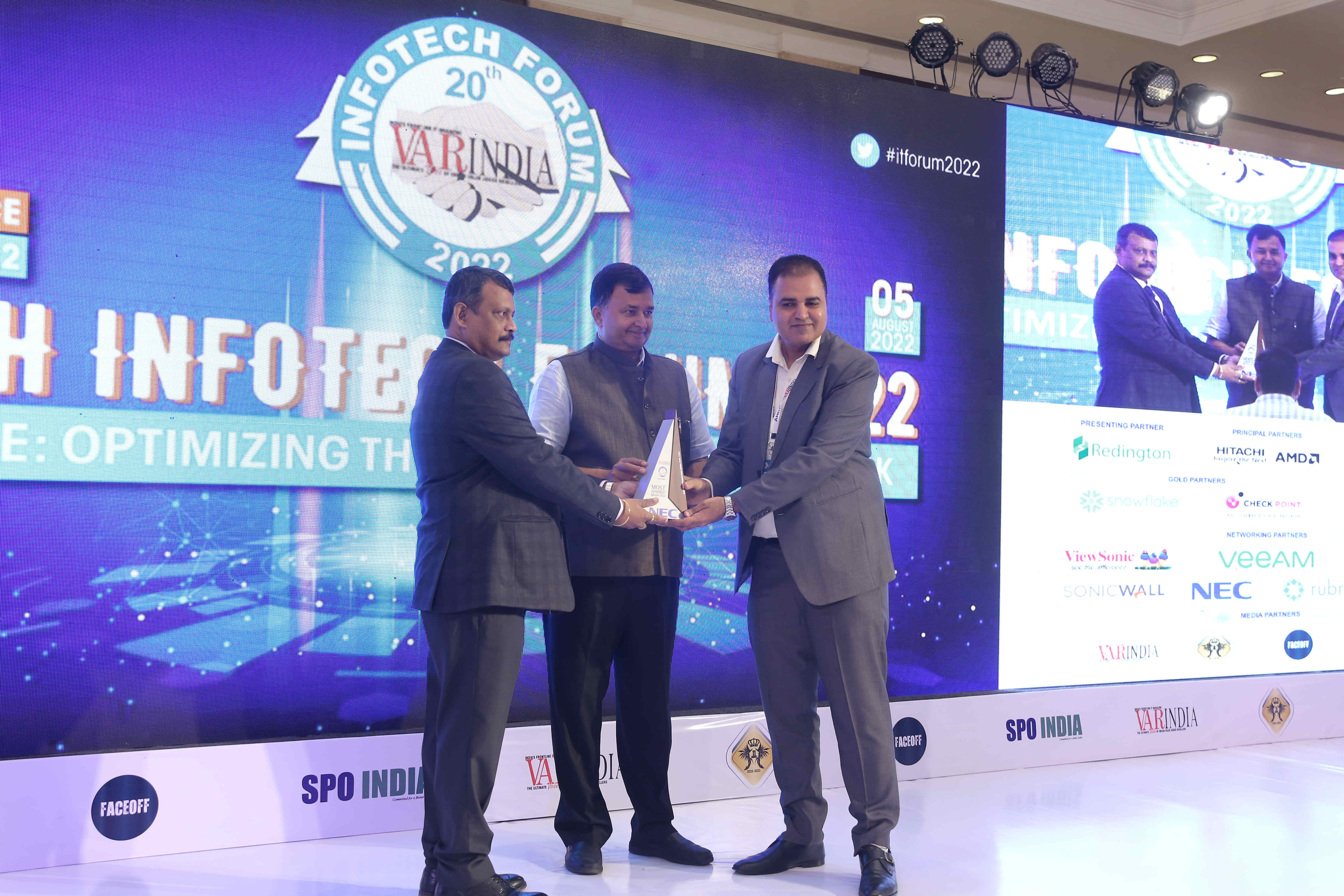 Most Admired Brands In India 2022 : NEC CORPORATION INDIA PVT. LTD.