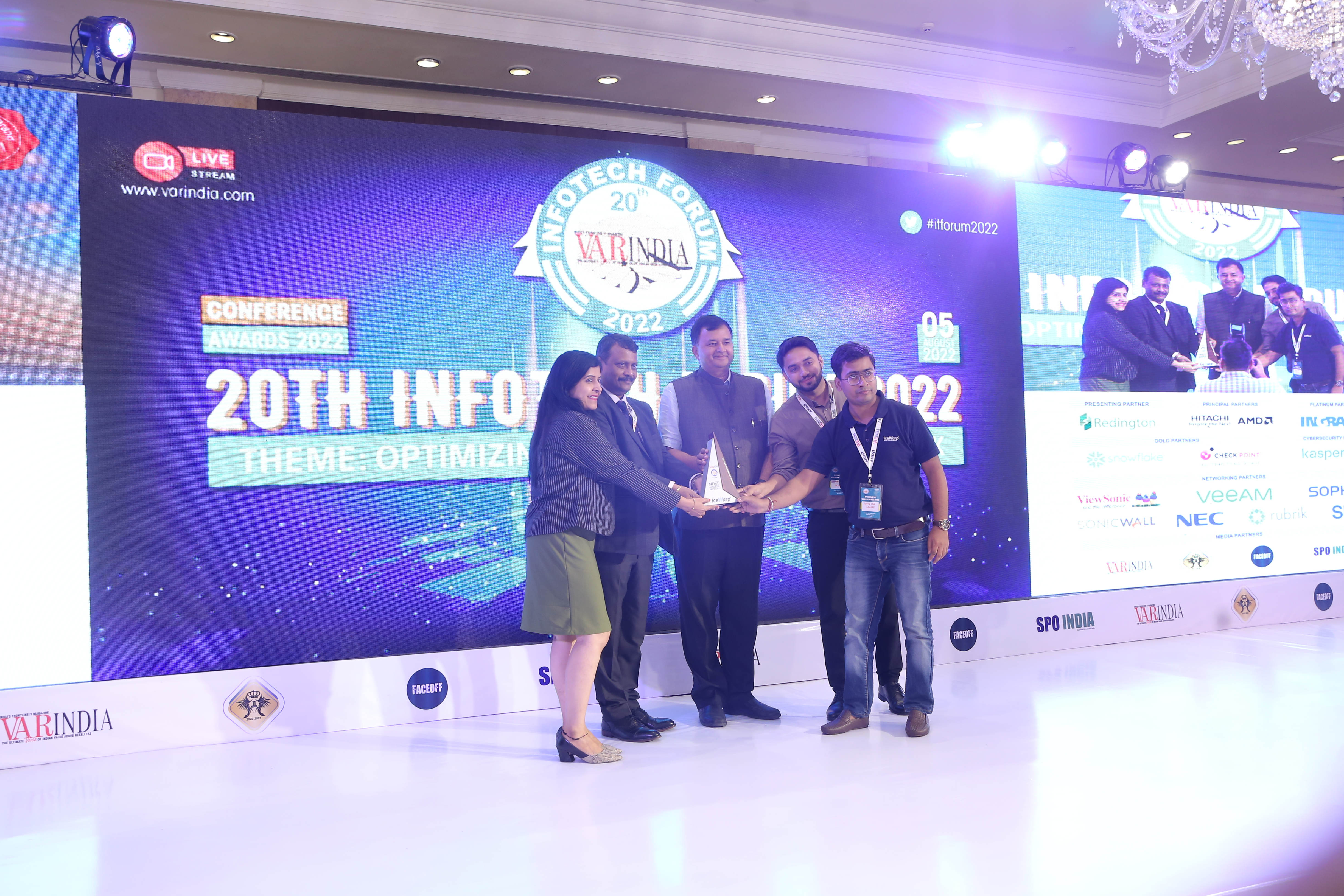 Most Admired Brands In India 2022 : ICEWARP