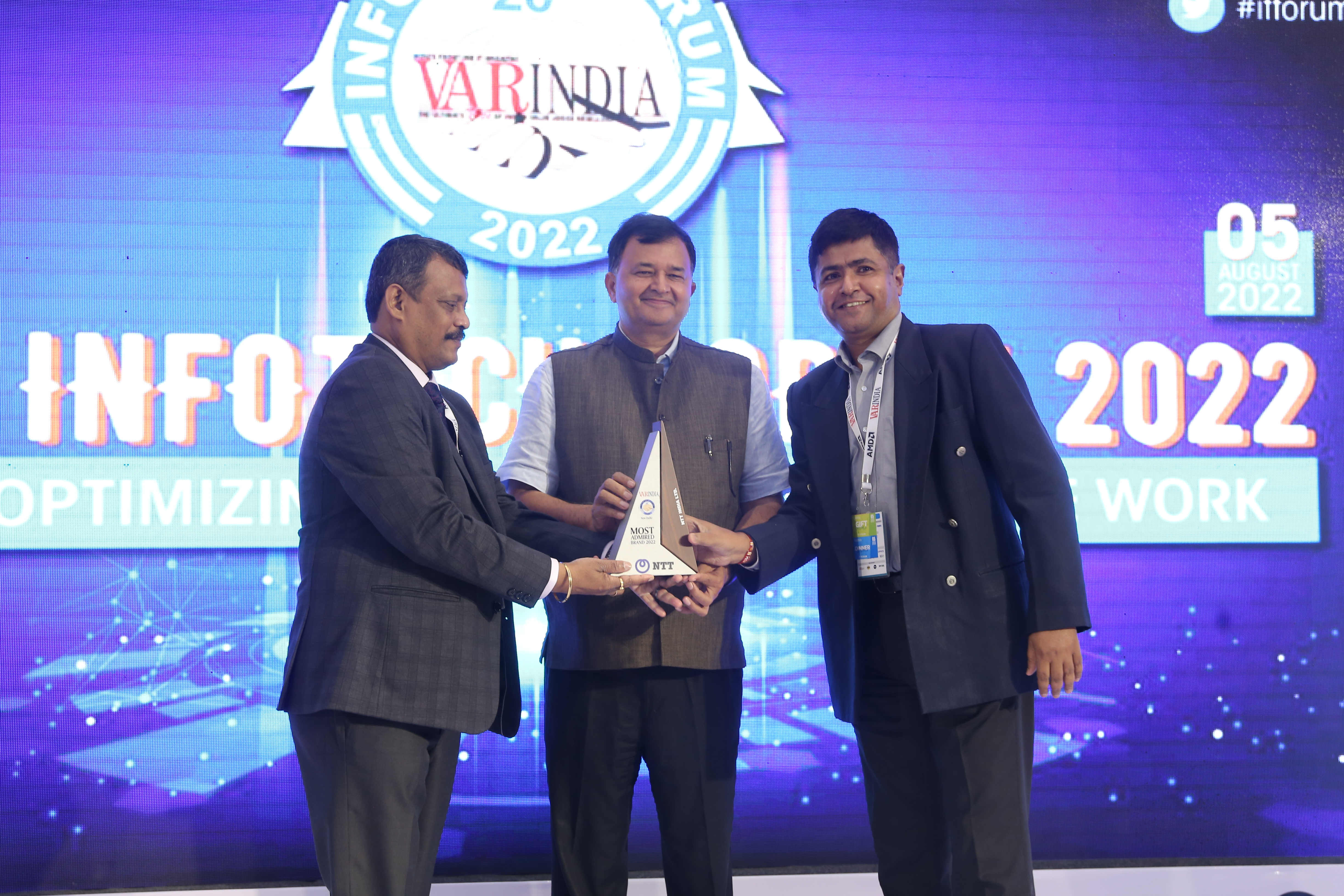 Most Admired Brands In India 2022 : NTT INDIA PVT. LTD.