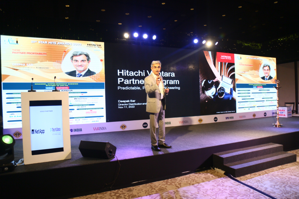 Presentation by Deepak Sar, Director (Distribution & Alliances), Hitachi Vantara