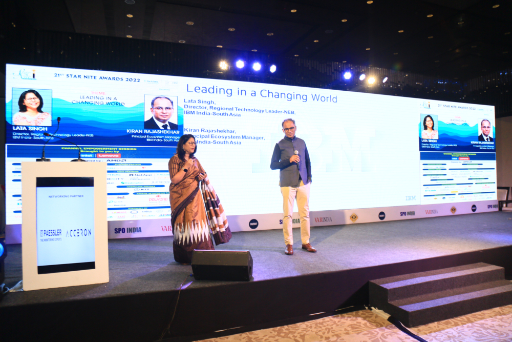 Presentation by Kiran Rajashekhar, Principal Ecosystem Manager, IBM India-South Asia & Lata Singh, Director, Regional Technology Leader-NEB, IBM India