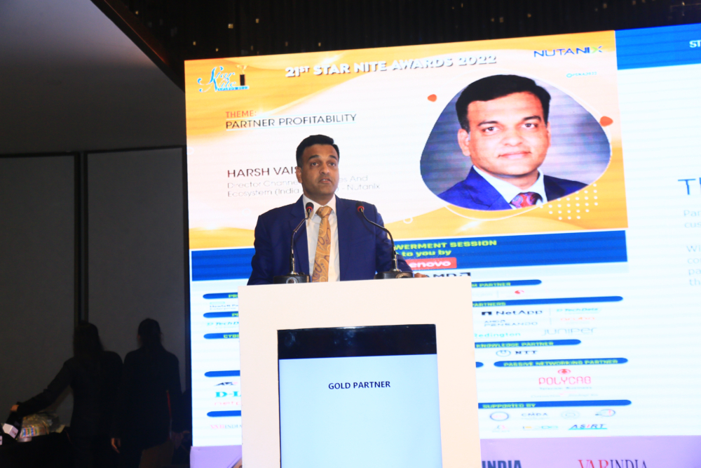 Presentation by Harsh Vaishnav, Director Channels, Alliances And Ecosystem (India & Saarc) – Nutanix