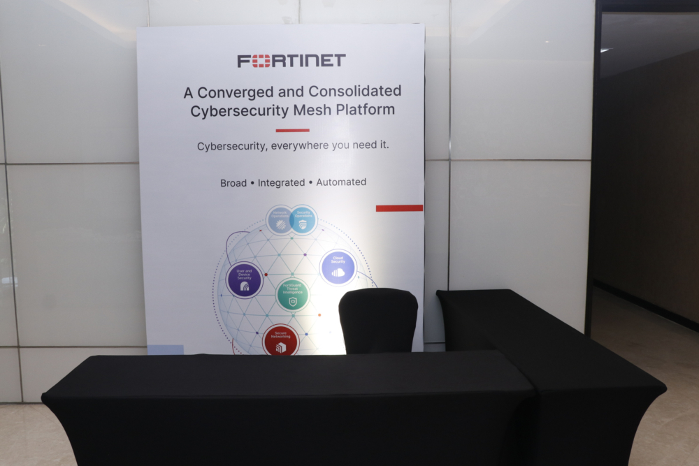 Fortinet Stall at WIITF 2023