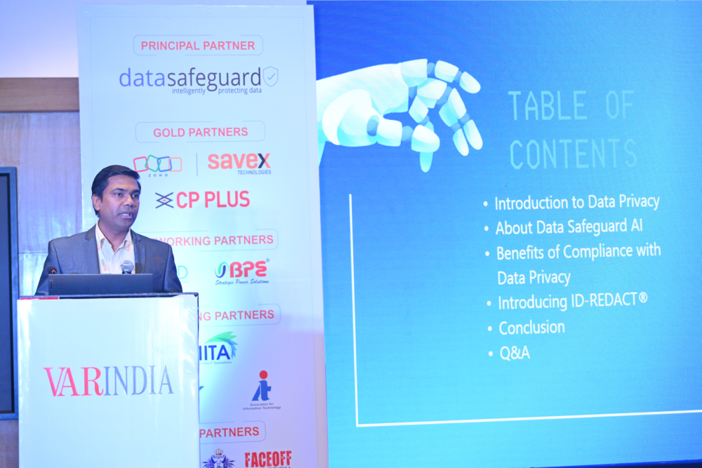 Presentation by Mr. Pradeepta Mishra, Co-Founder & Chief Architect- Data Safeguard Inc.