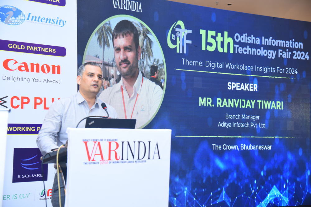 Presentation by  Ranvijay Tiwari, Branch Manager- Aditya Infotech Pvt. Ltd. 