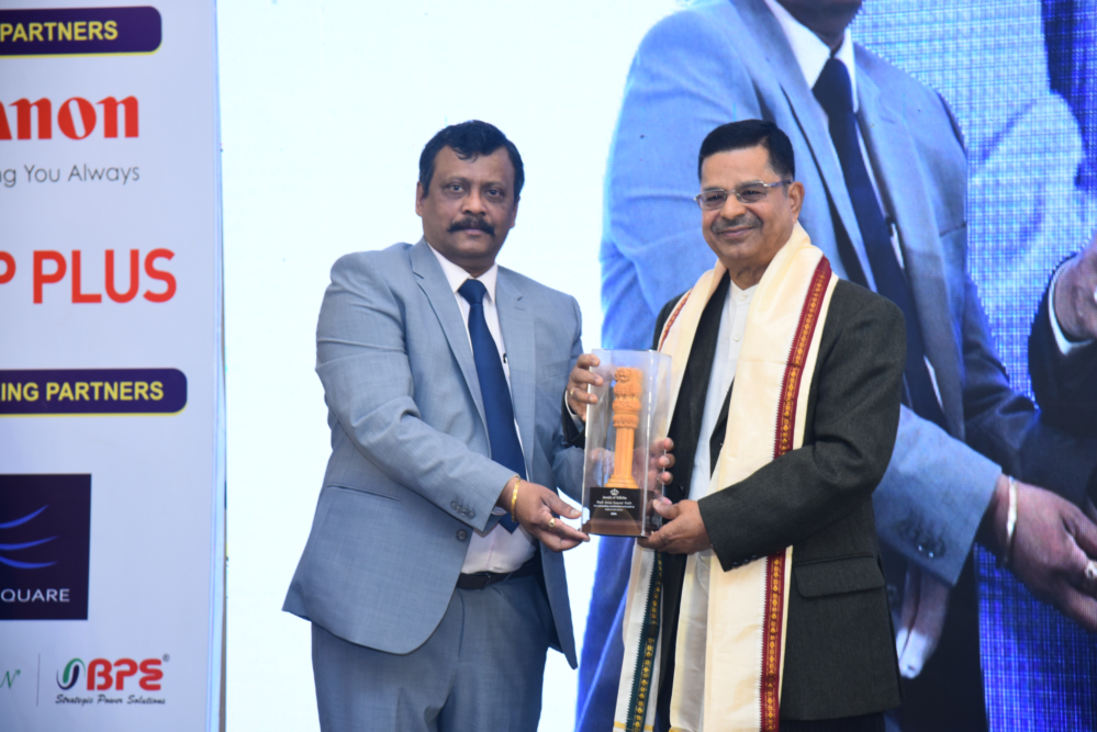 Jewels of Odisha Award goes to Dr. Arun Kumar Rath for Administrative Officer