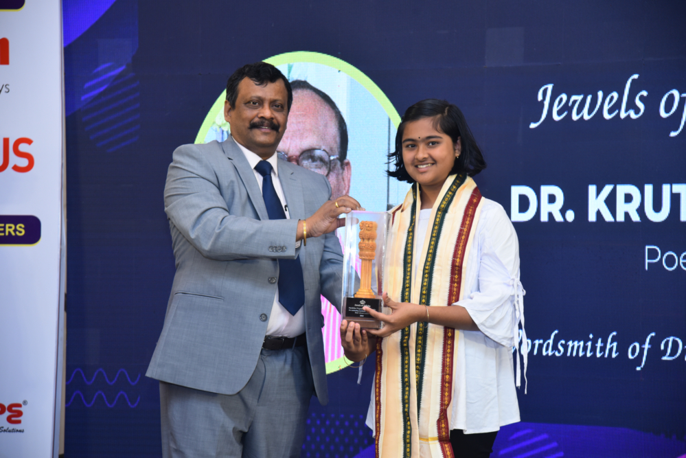 Jewels of Odisha Award goes to Harshita Priyadarshani Mohanty for Seed Conservationist 