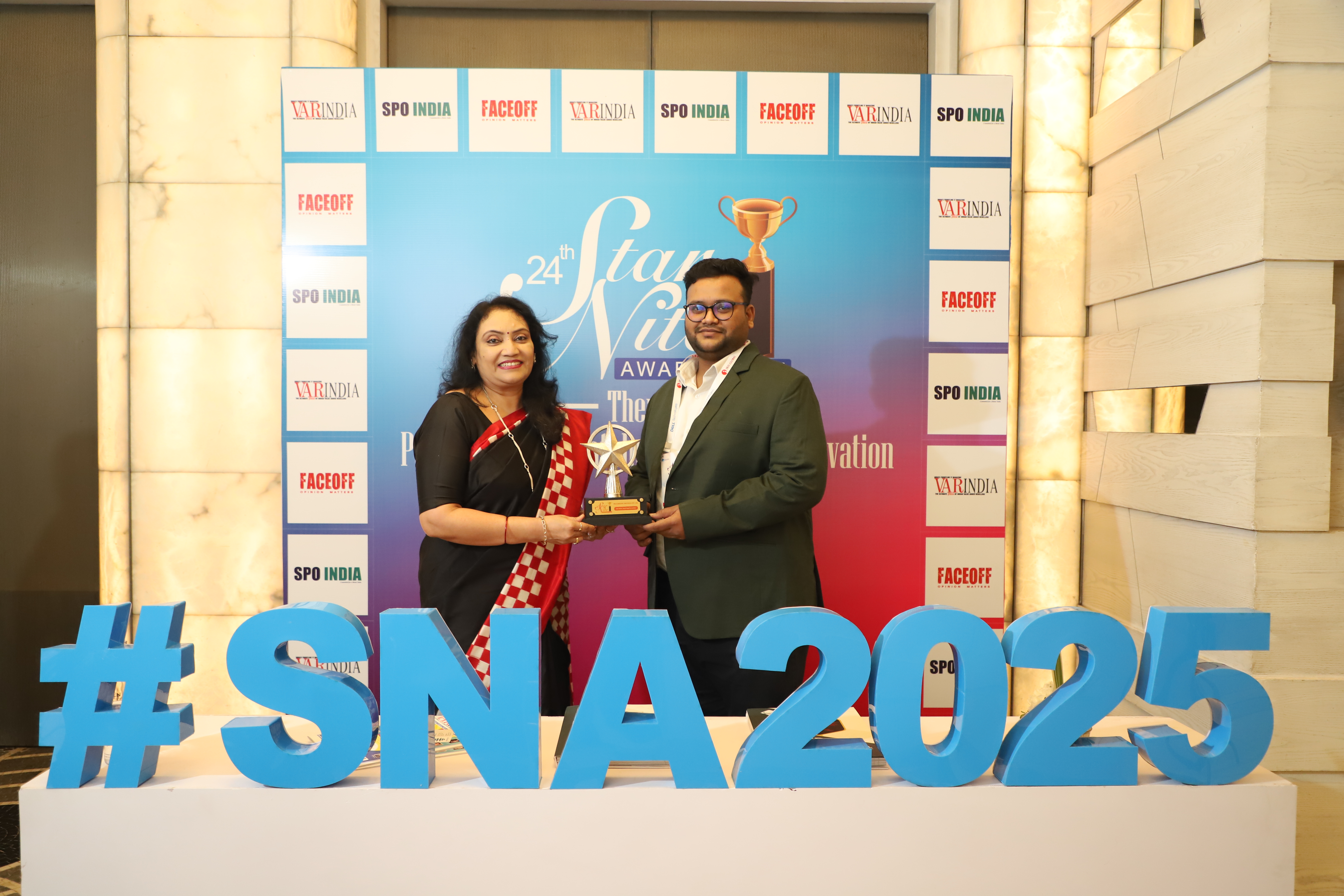 Eminent VARs of the Year 2025 Awards in the Category of - Best Cloud Solution Partner :   Progression Infonet Pvt. Ltd.