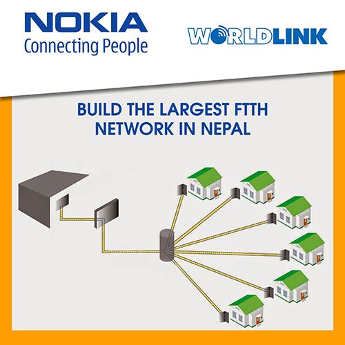 nokia to build the largest ftth network in nepal with worldlink