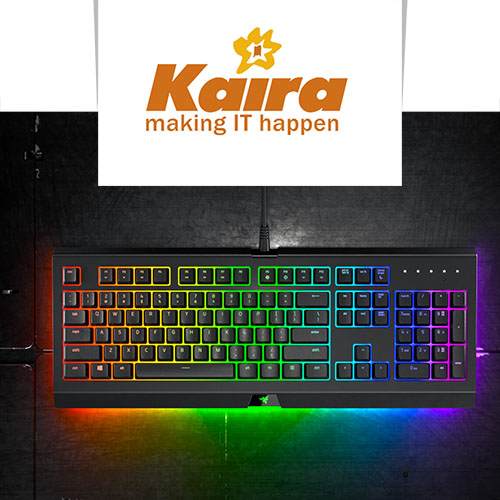 kaira global introduces razer cynosa chroma gaming keyboard