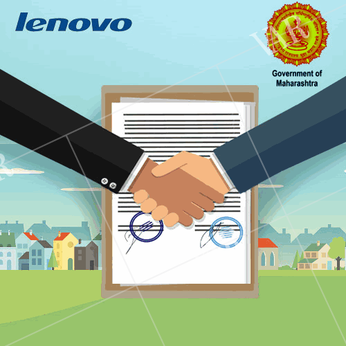 lenovo partners govt of maharashtra for village social transformation mission