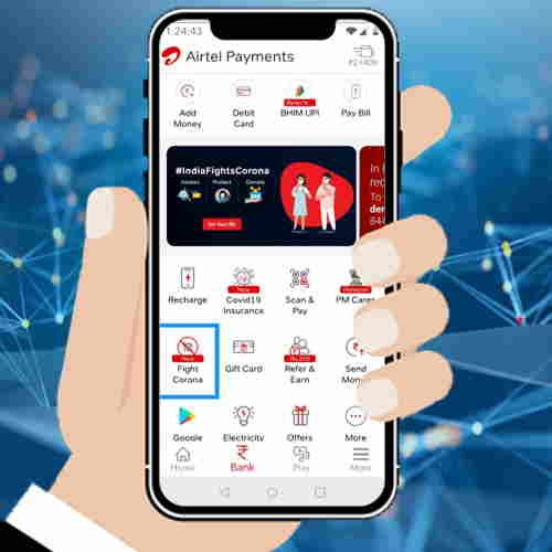 Airtel Payments Bank creates a dedicated â€˜Fight Coronaâ€™ section in Airtel Thanks app