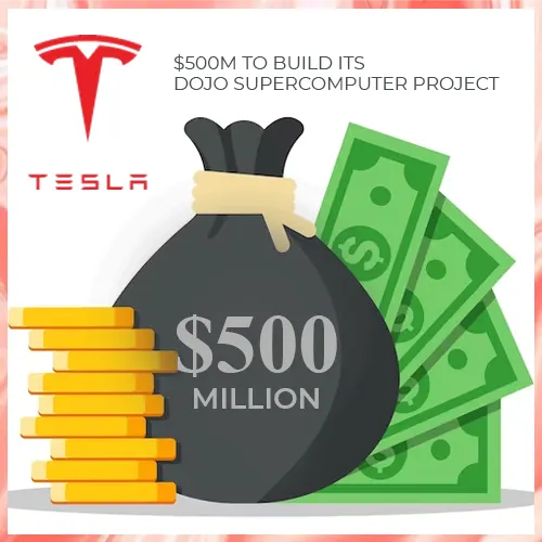 Tesla to spend $500M to build its Dojo supercomputer project