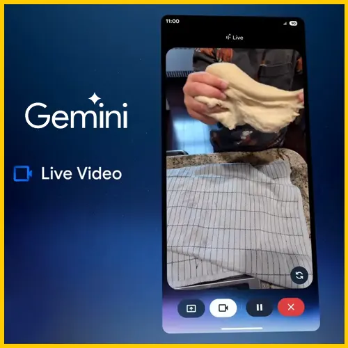 Gemini Live rolls out AI features for screen and camera interaction