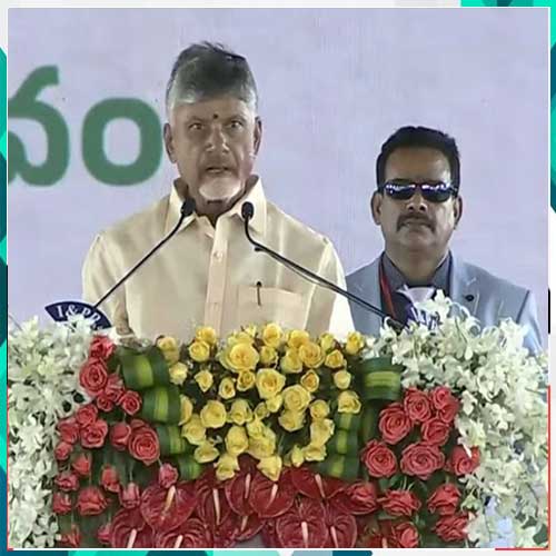 Chandrababu Naidu takes the oath as Chief Minister of Andhra Pradesh