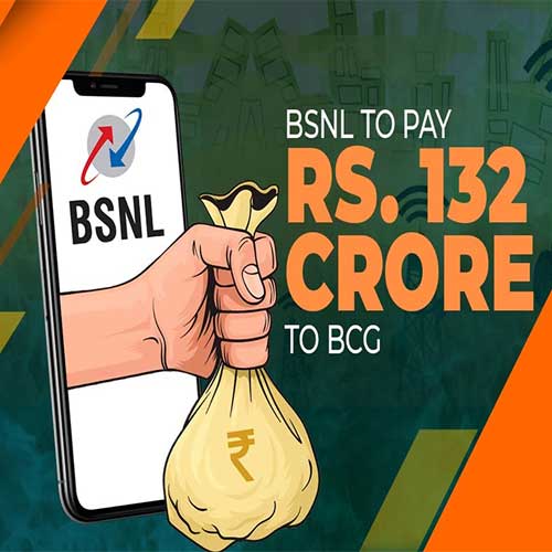 BSNL to pay Rs. 132 Cr. to BCG