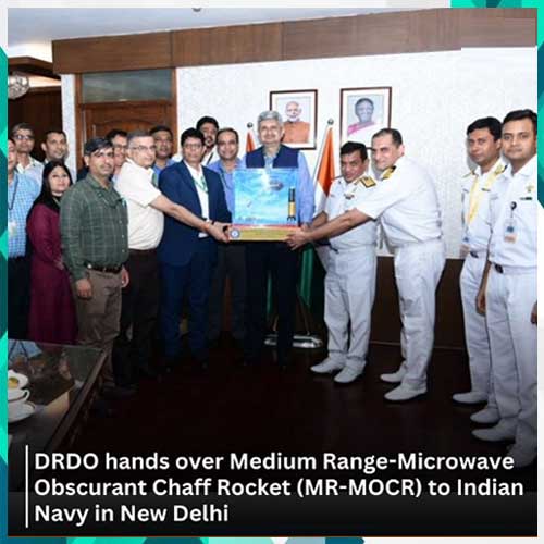 DRDO Unveils Advanced Microwave Chaff Technology for Indian Navy