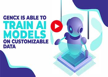 GenCX is able to train AI models on Customizable data