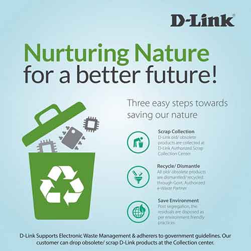 D-Link reassures its commitment to the e-waste management program