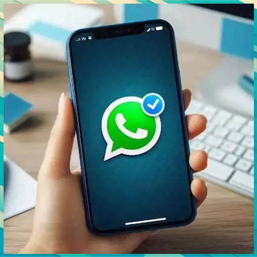 WhatsApp’s green verification badge replaced with a blue one