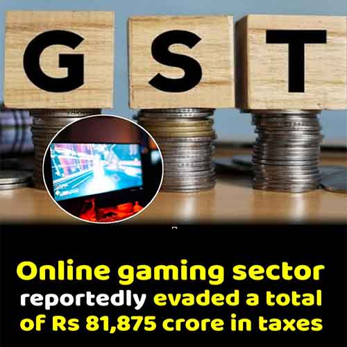 Massive GST Evasion Found in Online Gaming: Rs 81,875 Crore