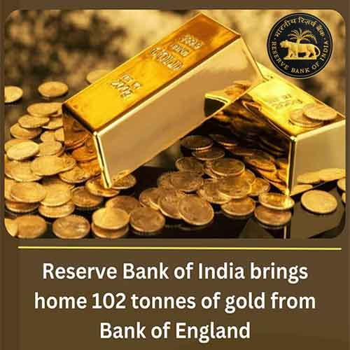 RBI Brings Back 102 Tonnes of Gold to Bolster India's Economic Stability