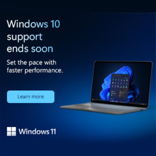 Windows 10 support is ending Stay protected with Windows 11 Pro