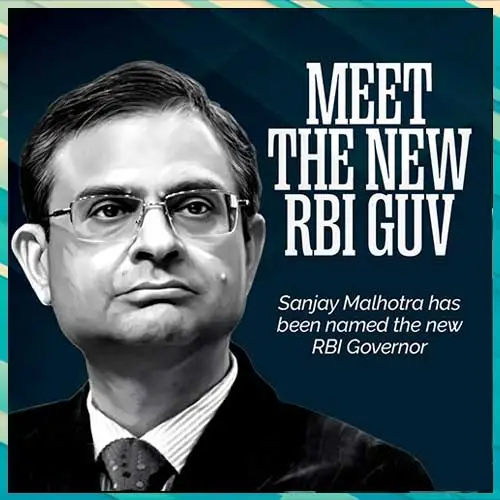 Sanjay Malhotra succeeds Shaktikanta Das as the next RBI Governor