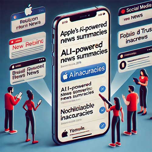 Apple’s AI-powered news summaries face backlash over accuracy issues