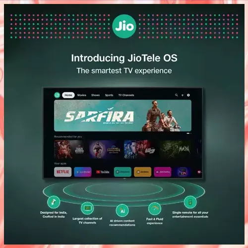 JioTele OS to offer TV channels, cloud games, OTT apps for affordable Indian smart TVs