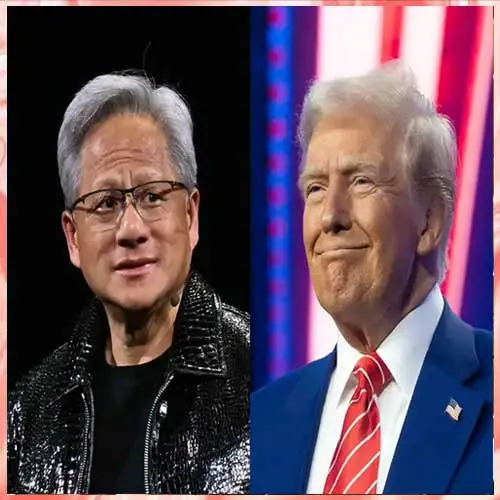 Nvidia's CEO Jenseng Huang meets US President Trump