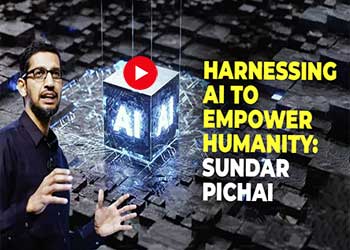 Google CEO #SundarPichai on Harnessing AI for Humanity