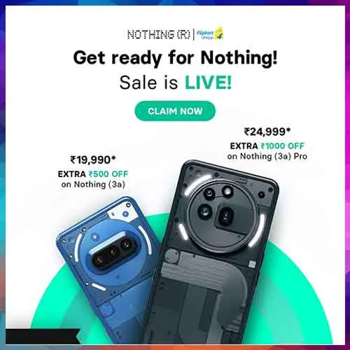 Nothing Phone (3a) goes on sale today, starting at Rs 19,999