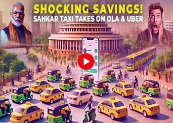 Get Ready for BIG Savings! Sahkar Taxi Takes on Ola & Uber