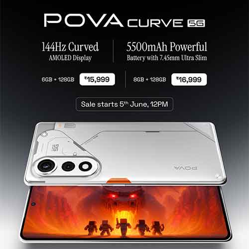 Tecno unveils Pova Curve 5G smartphone in India, starting at Rs 15,999 Tecno unveils Pova Curve 5G smartphone in India, starting at Rs 15,999