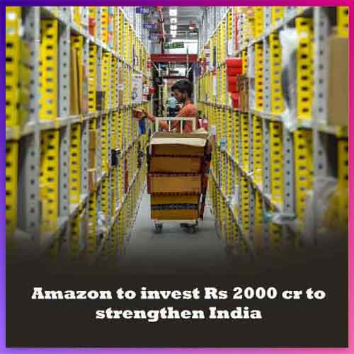 Amazon to invest Rs 2000 cr to strengthen India operations in 2025 Amazon to invest Rs 2000 cr to strengthen India operations in 2025