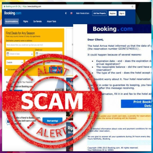 Sophisticated Booking.com Scam Tricks Travelers into Paying Fake Hotel Fees Sophisticated Booking.com Scam Tricks Travelers into Paying Fake Hotel Fees