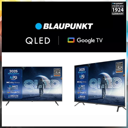 Blaupunkt launches QLED Google TVs in India with 70W built-in speakers, starting at Rs 10,999